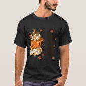 Give Thanks To The Lord Fall Christian Pumpkin Coq T-Shirt (Vorderseite)