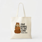 Give Thanks to the Lord Fall  Tragetasche (Vorne)