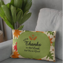 Give Thanks to the Lord | Personalized Fall  Dekokissen