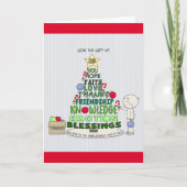 Give the Gift of: Word Tree  Karte (Vorderseite)