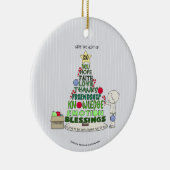 Give the Gift of: Word Tree  Keramik Ornament (Rechts)