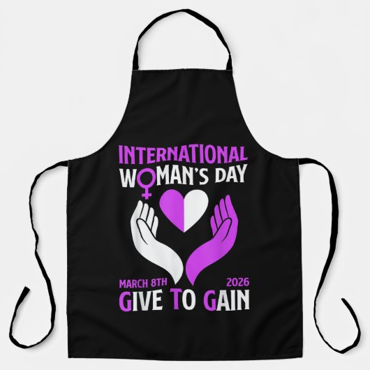 Give to Gain Frohen Tag der Frauen Schürze (Vorderseite)