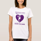 Give To Gain International Women's Day 2026 T-Shirt (Vorderseite)