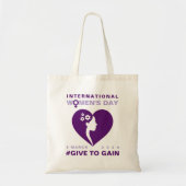 Give To Gain International Women's Day 2026 Tragetasche (Vorne)