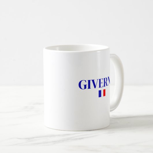 GIVERNY France Kaffeetasse (VorderseiteRechts)