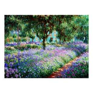 Giverny Garden Poster