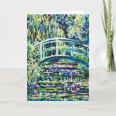 Giverny Reflections - Dankeskarte (Vorderseite)