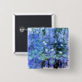 Givery-Lilienteich des Meisters Monet Button (Vorne & Hinten)