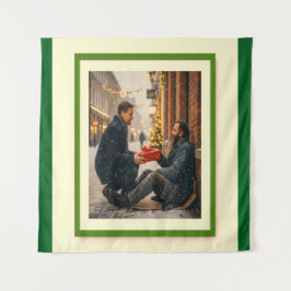 GIVING IS LOVING CHRISTMAS MESSAGE WANDTEPPICH