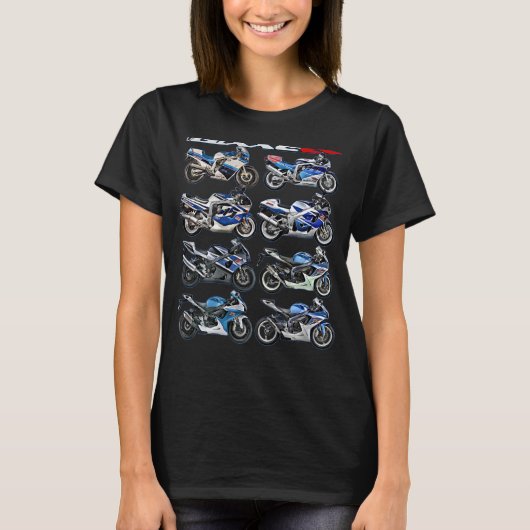 Gixxer Evolution GSXR Rennmotorrad T-Shirt (Vorderseite)