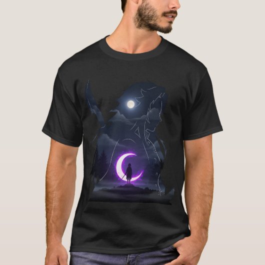 Giyu Tomioka - Moonlit Hashira T-Shirt (Vorderseite)