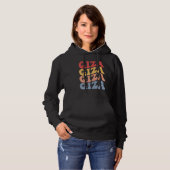 Giza City Groovy Retro Hoodie (Vorne ganz)