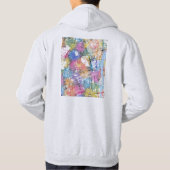 Giza Egypt City Map Hoodie (Rückseite)