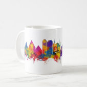 Giza Egypt Skyline Kaffeetasse (Vorderseite Links)