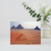 Giza plateau postkarte (Stehend Vorderseite)