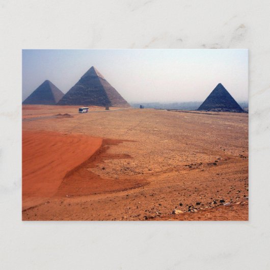 Giza plateau postkarte (Vorderseite)