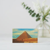 Giza Pyramid Kairo Ägypten Visitenkarte (Stehend Vorderseite)