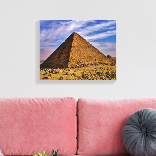 Giza Pyramid Leinwanddruck (Insitu (Wohnzimmer))