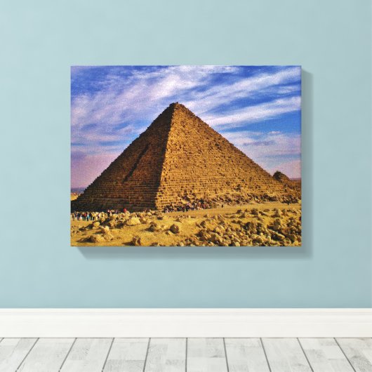 Giza Pyramid Leinwanddruck (Insitu (Holzboden))