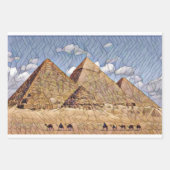 Giza Pyramid von Mirsat Karabel Geschenkpapier Set (Vorderseite 3)