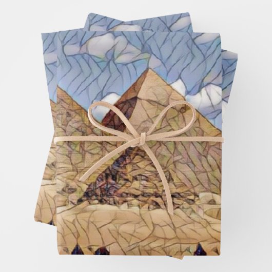 Giza Pyramid von Mirsat Karabel Geschenkpapier Set (Beispiel)