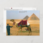 Giza Pyramids, Ägypten Postkarte (Vorne/Hinten)