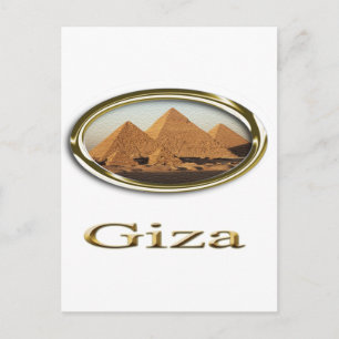 Giza Pyramids Designs Postkarte
