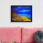 Giza Pyramids Leinwanddruck (Insitu (Wohnzimmer))