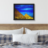 Giza Pyramids Leinwanddruck (Insitu (Schlafzimmer))