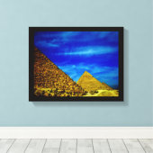 Giza Pyramids Leinwanddruck (Insitu (Holzboden))