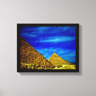 Giza Pyramids Leinwanddruck