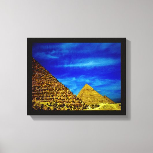 Giza Pyramids Leinwanddruck (Vorderseite)