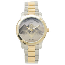 Giza Pyramids Masonic Mit Monogramm Watch Armbanduhr