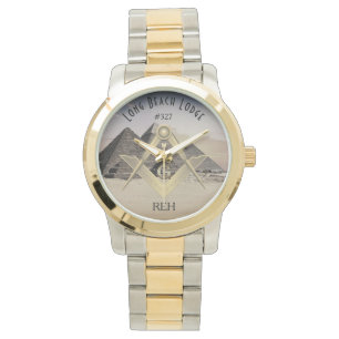Giza Pyramids Masonic Mit Monogramm Watch Armbanduhr