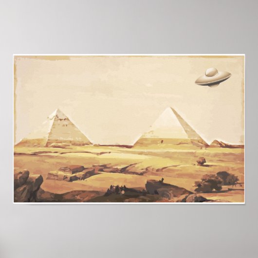Giza Spaceship Poster (Vorne)