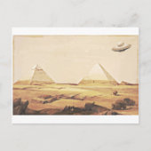 Giza Spaceship Postkarte (Vorderseite)