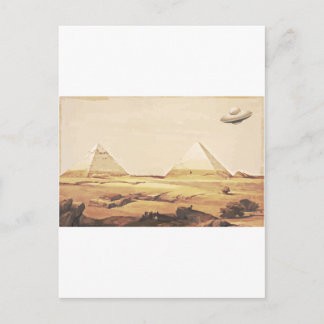 Giza Spaceship Postkarte