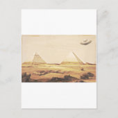 Giza Spaceship Postkarte (Vorderseite)