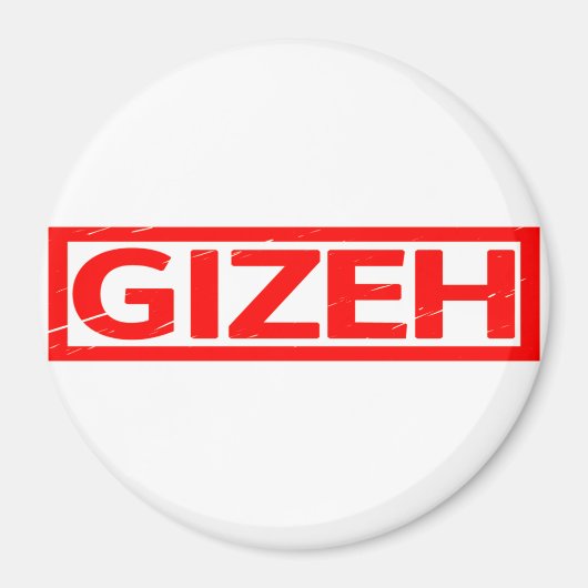 Gizeh-Briefmarke Magnet (Vorne)