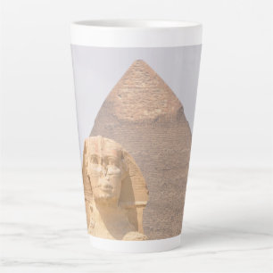 Gizeh Pyramiden Sphinx Pharao altes Ägypten Reise Milchtasse
