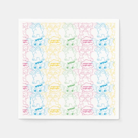 Gizmo | Bright Light! Bright Light! Serviette (Vorderseite)