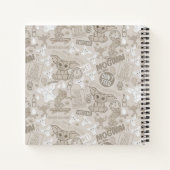 Gizmo | Cute Comic Character | Add Your Name Notizblock (Rückseite)