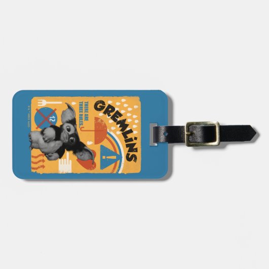 Gizmo | Es gibt drei Regeln Gepäckanhänger (Vorderseite horizontal)