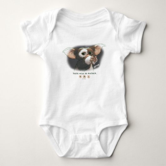 Gizmo Es Wird Chaos Geben Baby Strampler (Vorderseite)