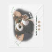 Gizmo Es wird ein Chaos geben Fleecedecke (Vorderseite)