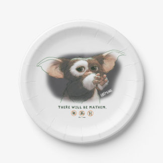 Gizmo Es wird ein Chaos geben Pappteller