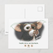 Gizmo Es wird ein Chaos geben Postkarte (Vorne/Hinten)