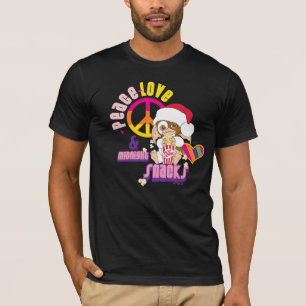 Gizmo   Frieden Liebe & Mitternachtssnacks T-Shirt