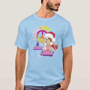 Gizmo   Frieden Liebe & Mitternachtssnacks T-Shirt