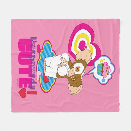 Gizmo | gefährlich Niedlich Fleecedecke (Vorderseite (Horizontal))